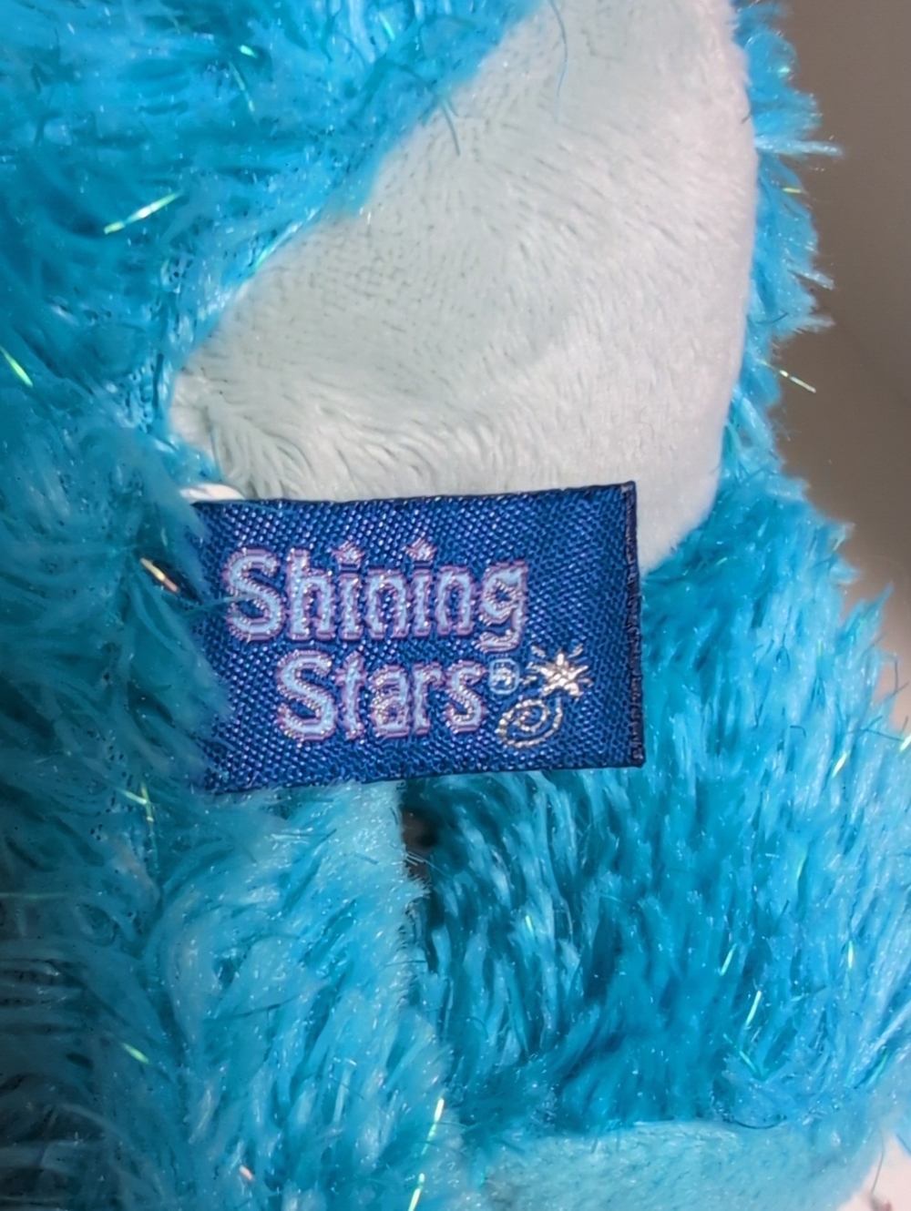 Russ Shining Starts Dragon EUC Vintage Y2K Collectible Plush Blue And Purple - Picture 6 of 7